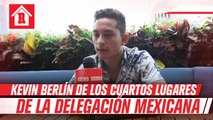 Kevin Berlín desestimó las críticas que se hicieron por los cuartos lugares que ganó la delegación mexicana