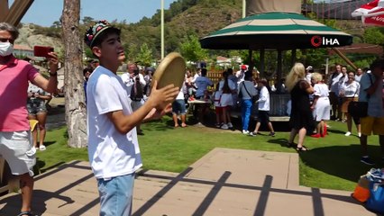 Ukrayna ve Özbekistan'dan moral için Marmaris'e geldiler