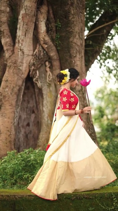 Anupama Parameswaran Latest Photoshoot Video in Kerala Saree - Kerala9.com