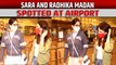 Sara Ali Khan and Radhika Madan spotted at airport