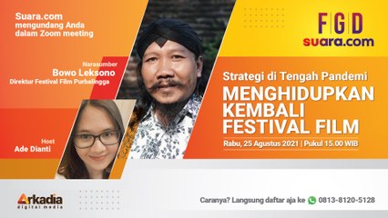 FGD: Strategi di Tengah Pandemi, Menghidupkan Kembali Festival Film