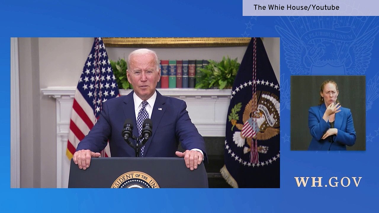 President Biden comitted to evacuation of troops on 31 August after metting with G7