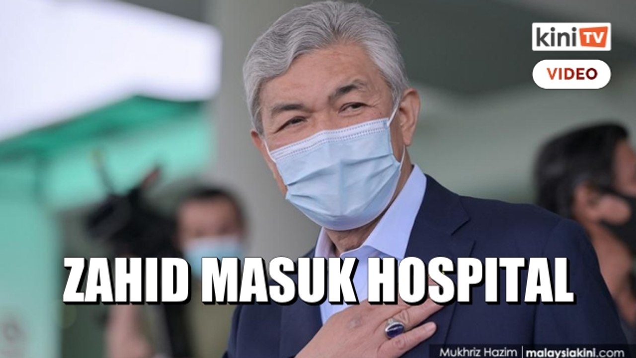 Zahid masuk hospital, bicara kes rasuah tangguh 1 Sept
