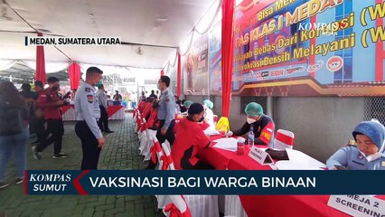 Warga Binaan Jalani Vaksinasi