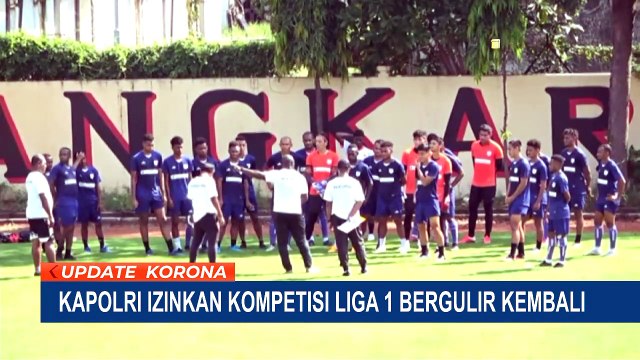Kompetisi Liga 1 dan 2 Diizinkan Bergulir Tanpa Dihadiri Penonton