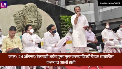 राज्यात बैलगाडी शर्यत आणि सराव सुरु करण्यासाठी महिनाभरात निर्णय घेणार Sunil Kedar केदार यांची माहिती