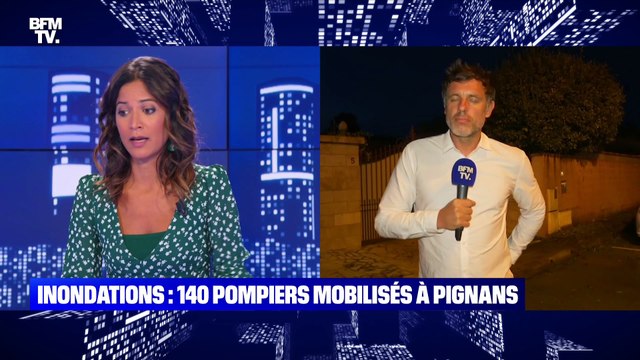 Inondations: 140 pompiers mobilisés à Pignans - 24/08