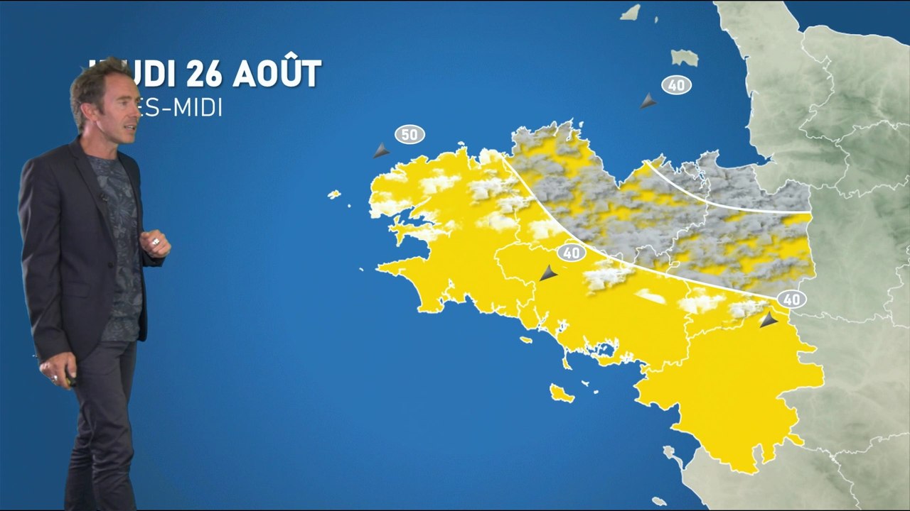 Bulletin météo pour le jeudi 26 août 2021