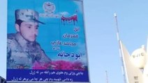 Ünlü Afgan generali öldüren Taliban üyesinin posterini şehir meydanına astılar