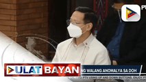 Pres. Duterte, nanindigang walang anomalya sa DOH