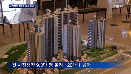 사전청약 10만 가구 추가 투입…불안 심리 불 끌까?