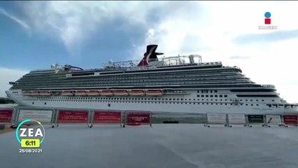 Llega a Puerto Vallarta el primer crucero tras año y medio