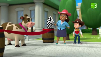 هروب قطيع الأبقار من القطار