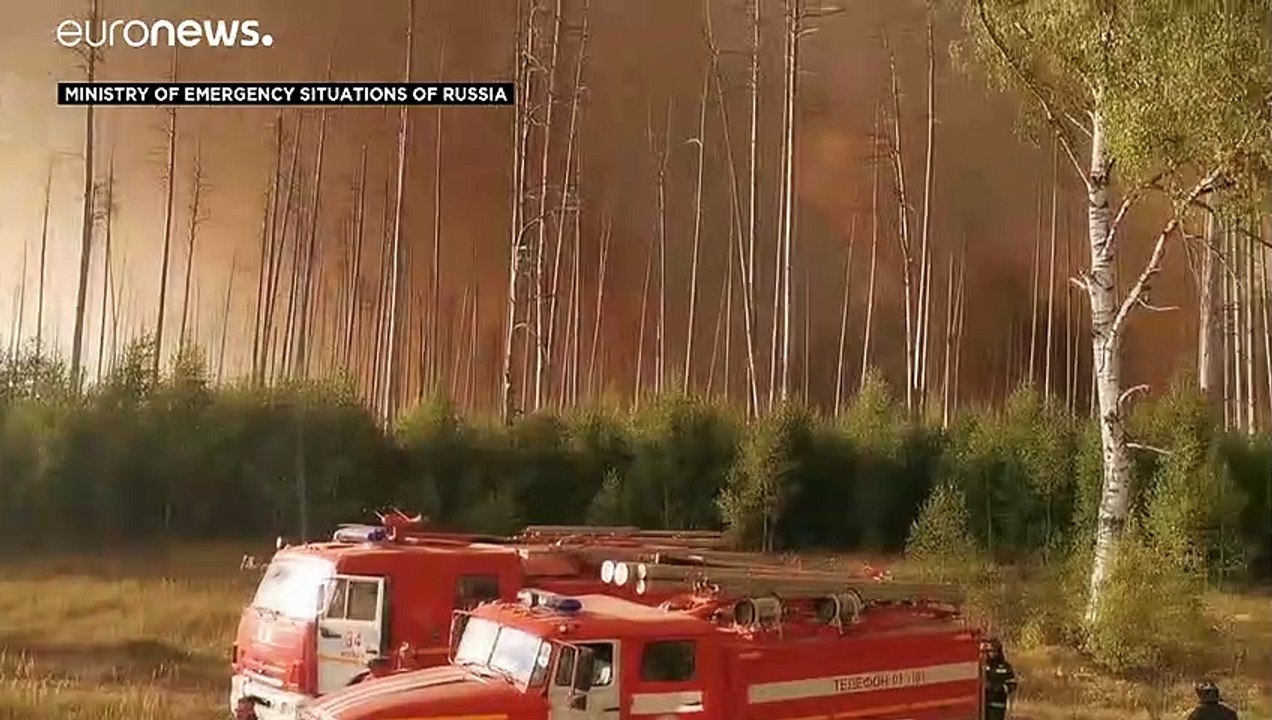 Knapp gerettet - Beinahekatastrophe unter russischen Feuerwehrleuten