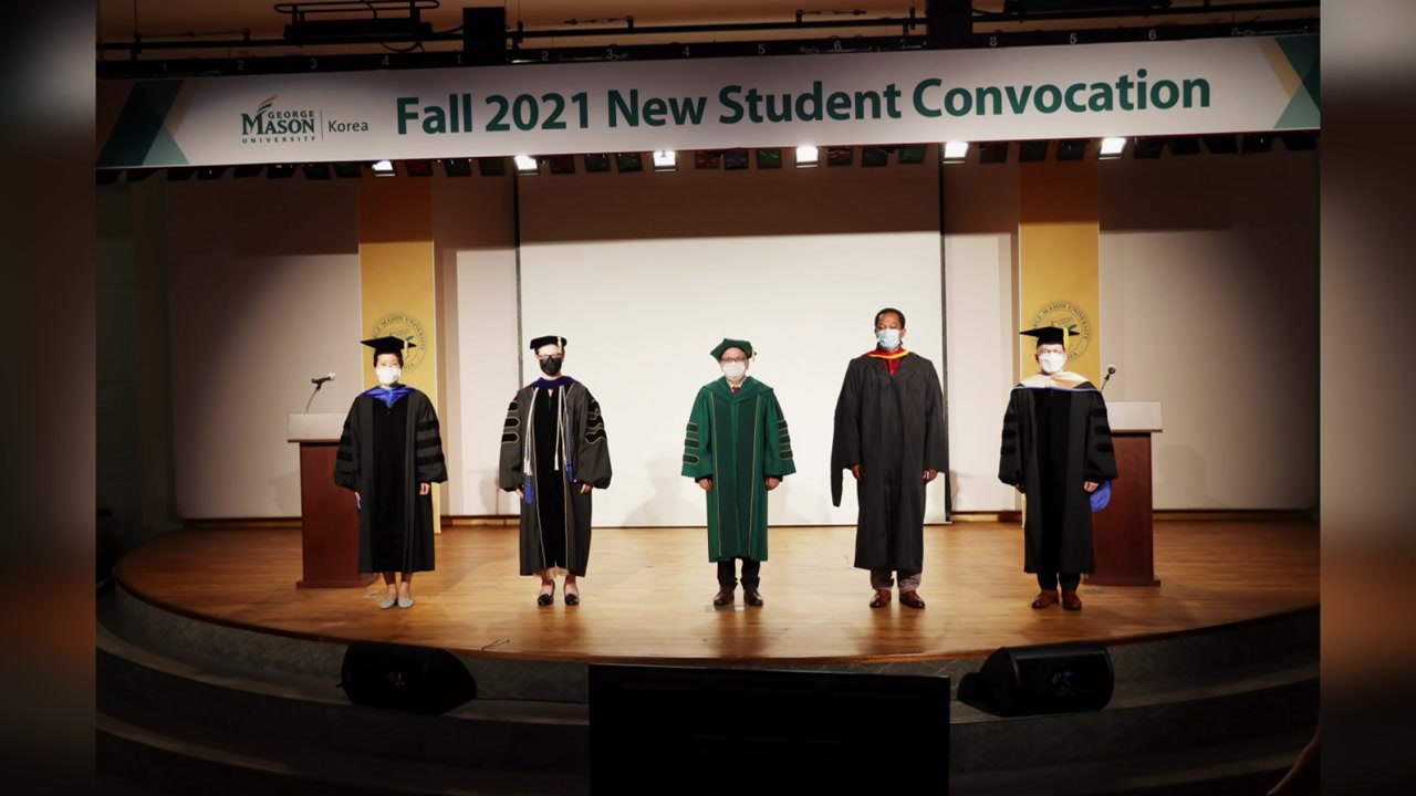 [인천] 한국조지메이슨대학교 "역대 최대 신입생 입학식" / YTN