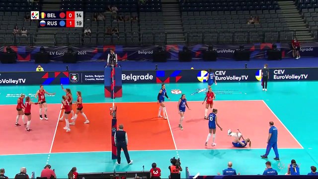 Бельгия-россия Чемпионат Европы по волейболу 2021 - Belgium Russia EuroVolley CEV 2021 Hightlights