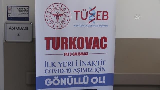TURKOVAC aşısı, faz 3 çalışması kapsamında Kayseri'de gönüllülere uygulanmaya başlandı