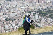 12. Ali Dağı Yamaç Paraşütü Mesafe Şampiyonası devam ediyor