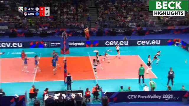 Azerbaijan vs Serbia Highlights CEV EuroVolley 2021 - Azerbaycan Sırbistan Voleybol Maçı 2021
