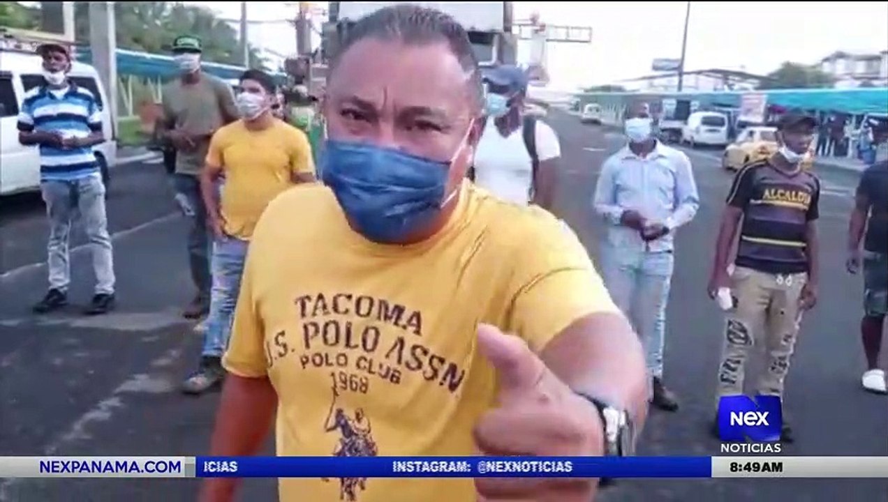 Grupo de colonenses cierra la calle para la reacivación de proyectos - Nex Noticias