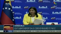 Venezuelan government presents report on damages caused by U.S. blockade