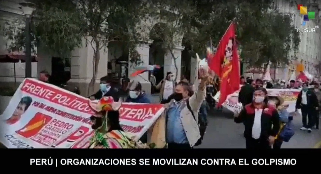 Agenda Abierta 25-08: Organizaciones en Perú movilizadas contra el golpismo