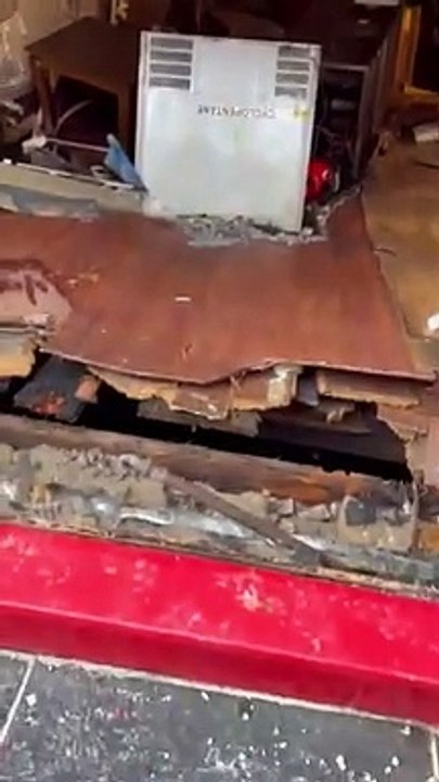 Fire damaged Elephant House cafe