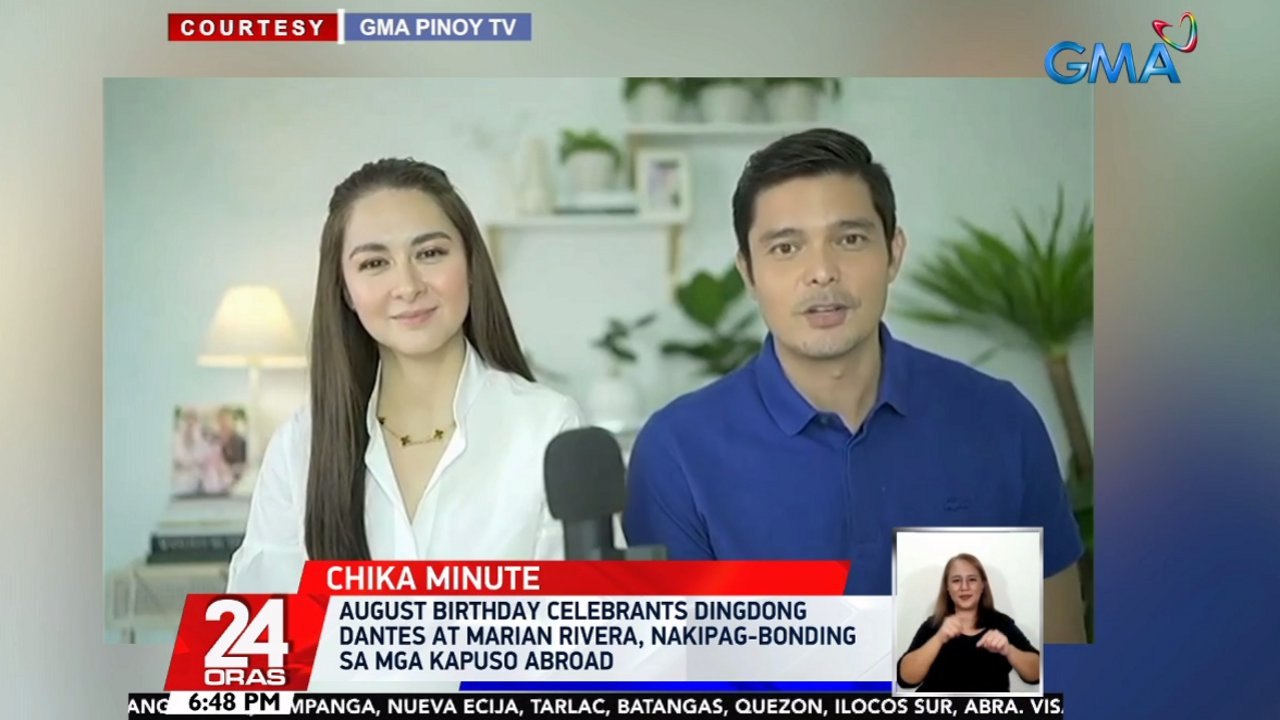 August birthday celebrants Dingdong Dantes at Marian Rivera, nakipag-bonding sa mga Kapuso abroad | 24 Oras