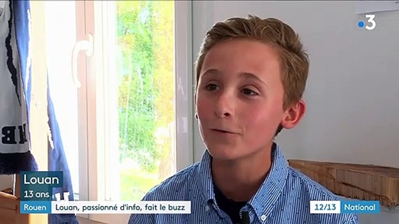 Normandie : Louan, jeune passionné d'information et nouvelle star d'Internet