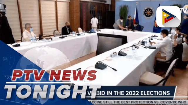 PRRD confirms VP bid in the 2022 elections but won't run if Mayor Sara joins the presidential race | via @melalesmoras