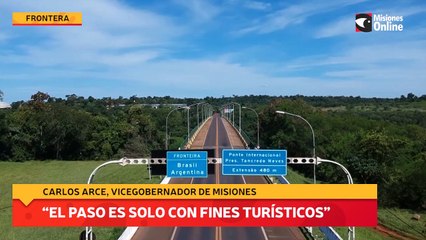 “El paso es solo con fines turísticos”