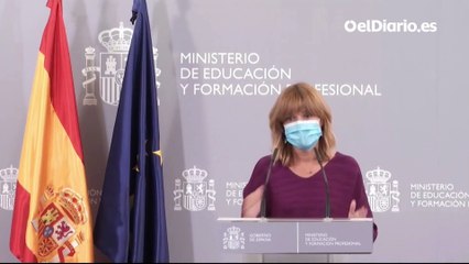 La Ministra de Educación pide "no bajar la guardia" este curso pese a vacunación