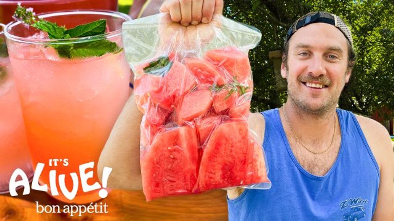 Brad Makes Fermented Watermelon Cocktails
