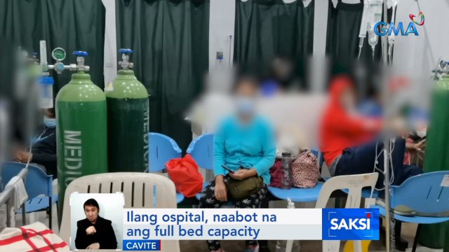 Ilang ospital, naabot na ang full bed capacity | Saksi