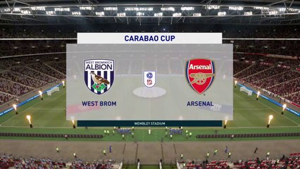 West Brom vs Arsenal || Carabao Cup - 25th August 2021 || Fifa 21