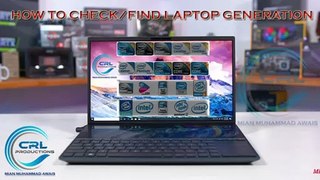 How To Check Laptop Generation