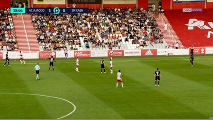 Ligue 2 BKT : Ajaccio s'impose face à Caen grâce à un but au bout de 34 secondes !