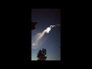 Unknown Jellyfish Looking Object Enters Atmosphere