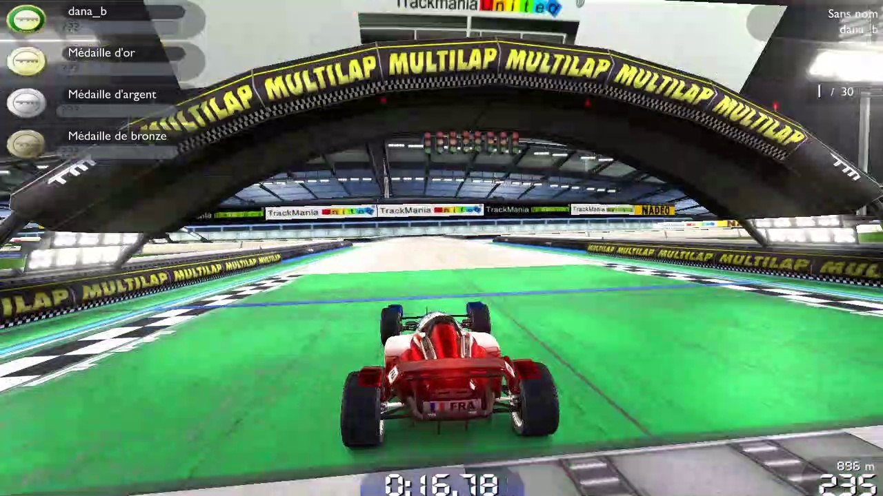 [TrackMania Nations Forever] 8-Shaped Circuit (30 Laps Version)