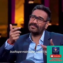 Ajay Devgan making fun of Kajol