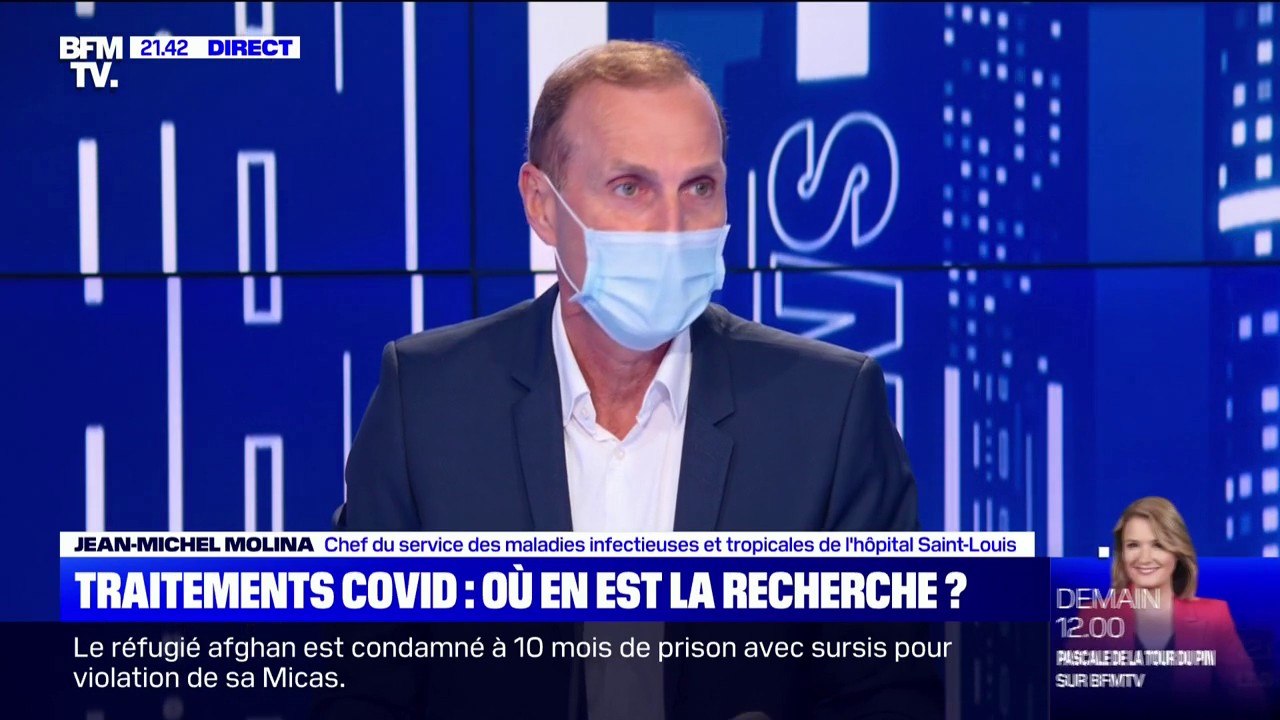 Covid-19: les anticorps monoclonaux pourront "permettre le traitement à un stade précoce de l'infection (...) et réduire le risque d'être hospitalisé", selon le Pr Jean-Michel Molina