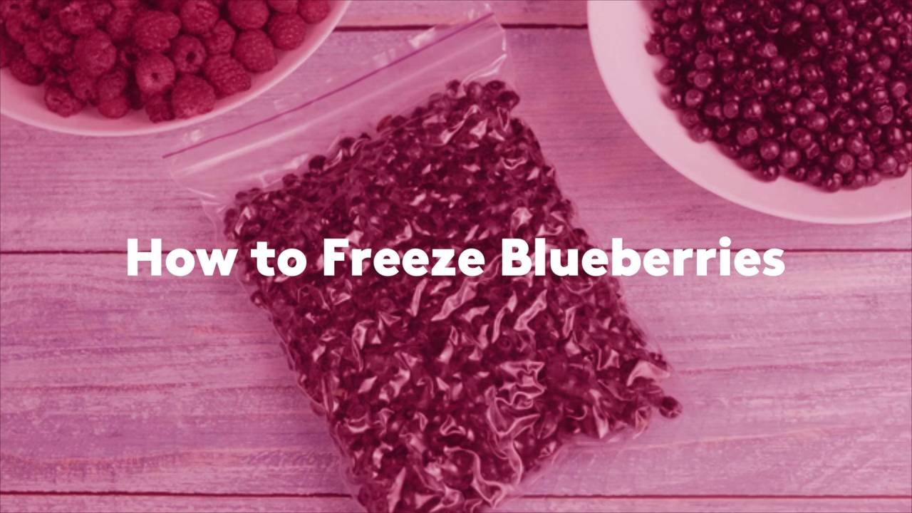 How to Freeze Blueberries
