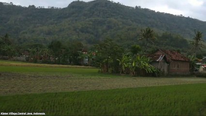 Beautiful Villages In Central Java.