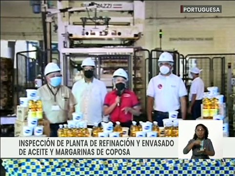 Pdte. Nicolás Maduro aprueba financiamiento para la Planta de Refinación y Envasado COPOSA