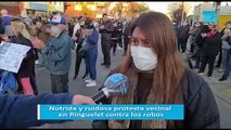 Nutrida y ruidosa protesta vecinal en Ringuelet contra los robos