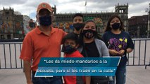 Padres de familia residentes de la CDMX coinciden en que es oportuno el regreso a clases presencial