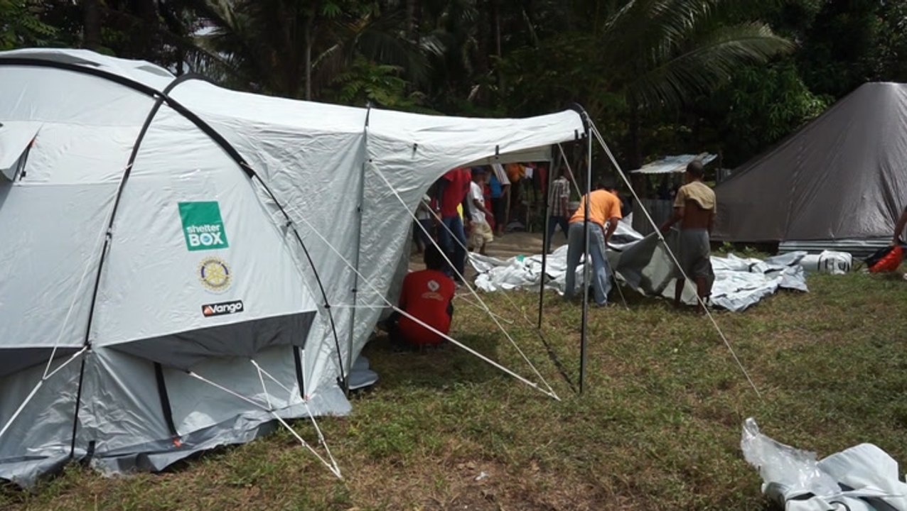 Helping hands in Haiti