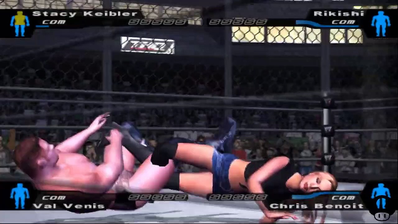 Here Comes the Pain Stacy Keibler vs Rikishi vs Val Venis vs Chris Benoit