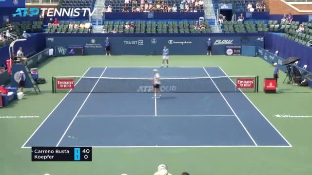 Carreno Busta eases into Winston-Salem quarters