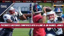 Patriots Defense Confuses Giants O-Line & QB Daniel Jones